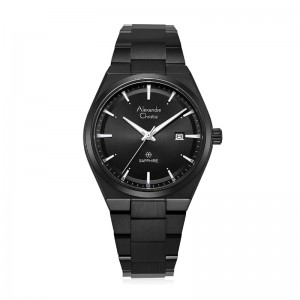 Alexandre Christie AC 8697 Full Black Man Sapphire MDBIPBA